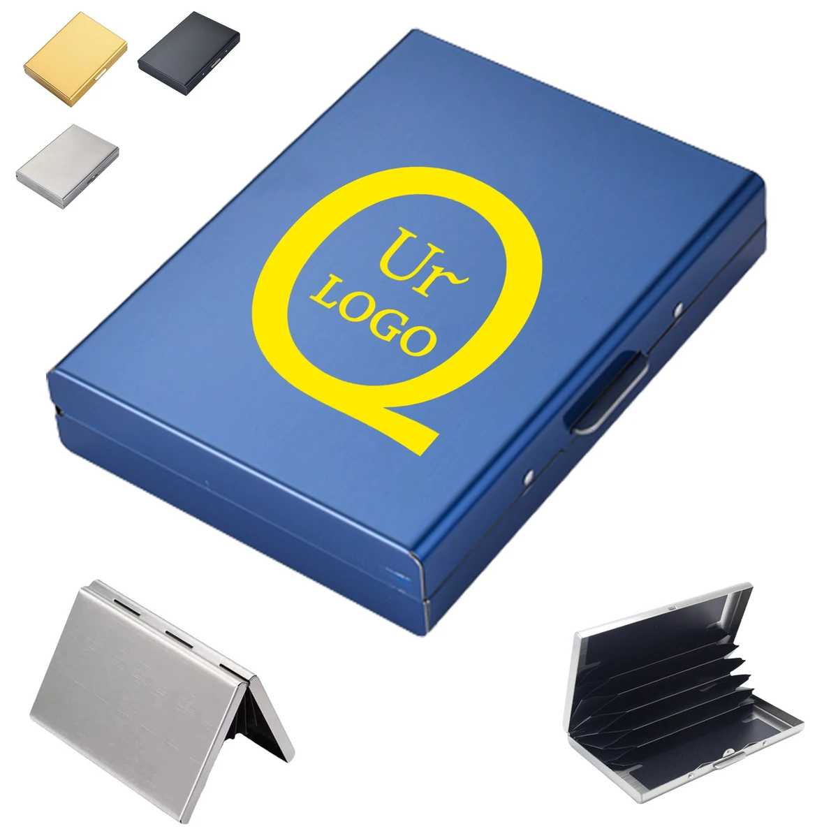 Stainless Steel Card Holder W/10 Slots 1
