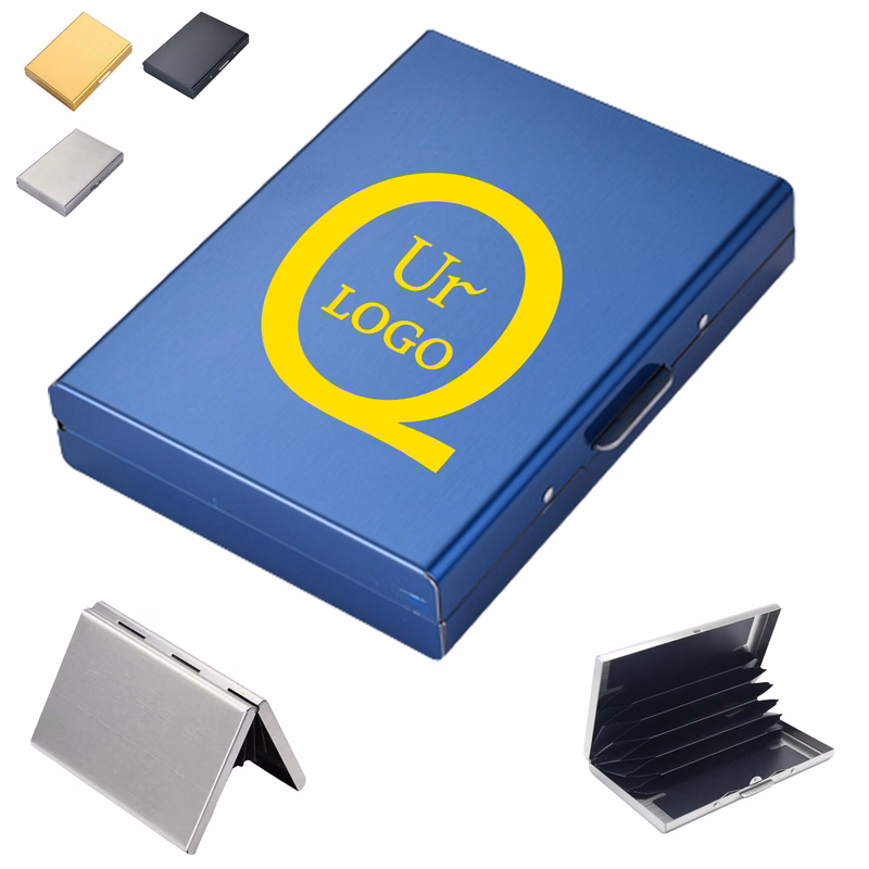 Stainless Steel Card Holder W/10 Slots