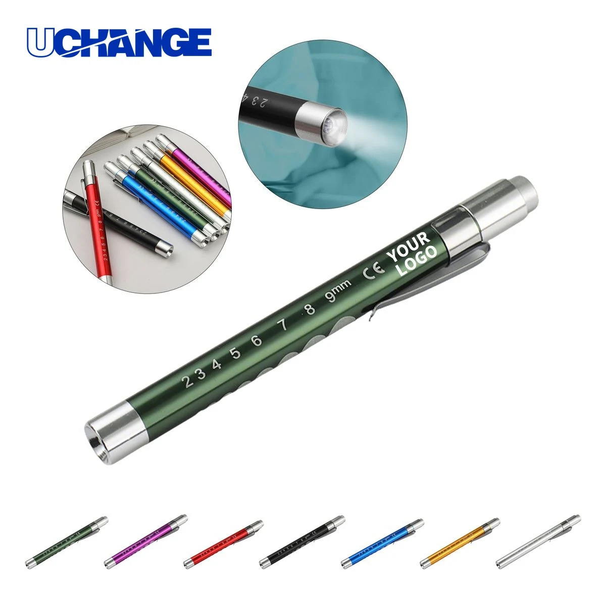 LED Medical Penlight Tool with Pupil Gauge 1