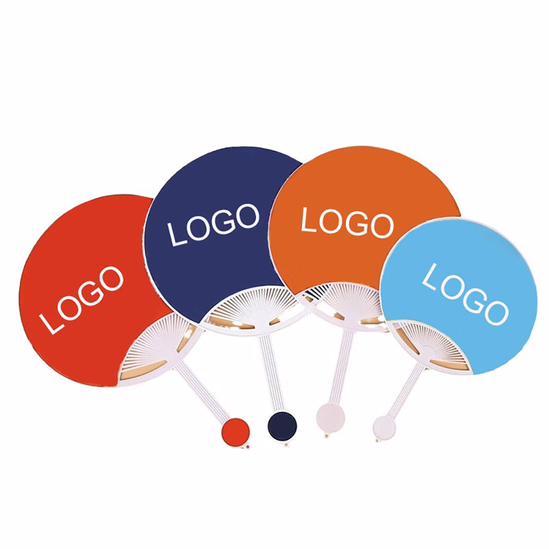 Round advertising hand fan