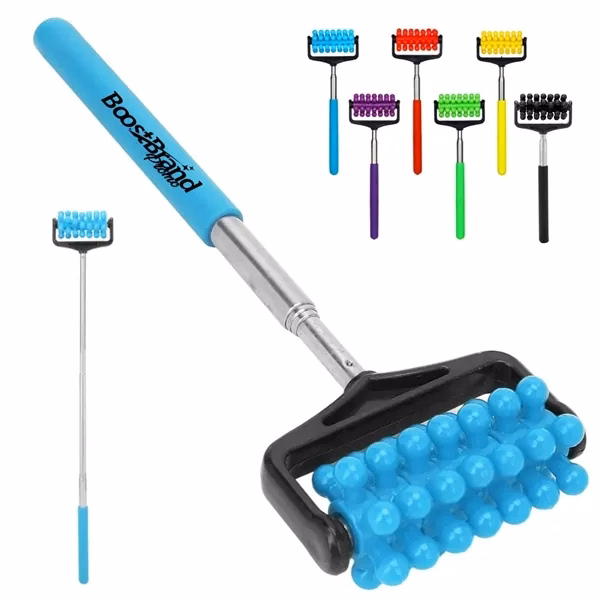 Custom 8.27 inch Handheld Massage Roller with Deep Tissue Relief — Wellness Promo