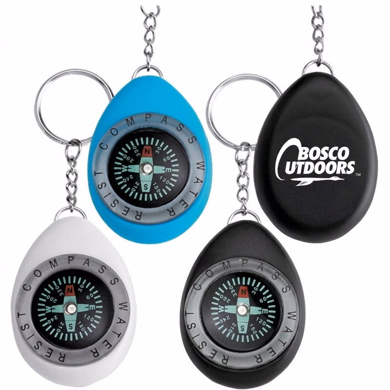 Navigation Compass Key Chain