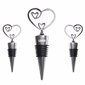 Unique Heart Shaped Wine Cork Bottle Stopper