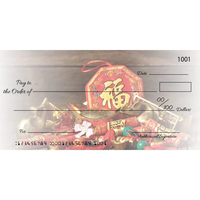 Custom Lunar New Year Big Checks 1