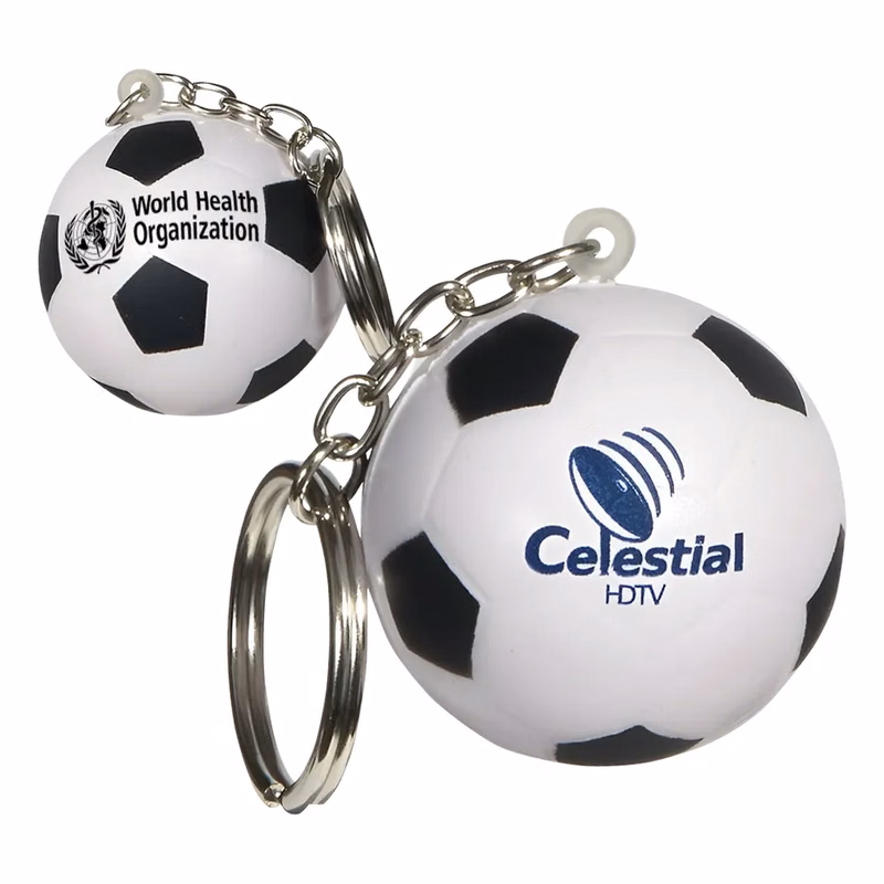 Football Keychain Stress Ball