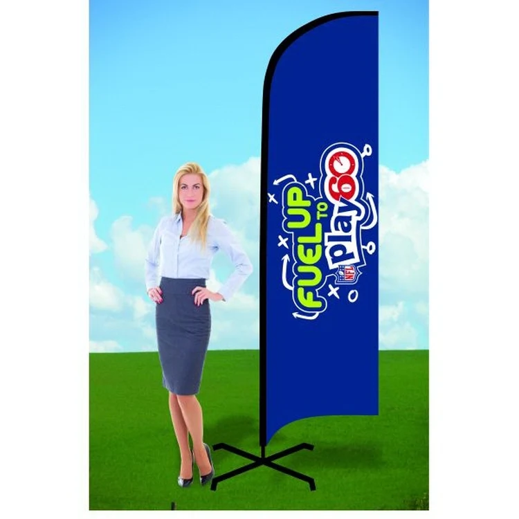8ft Customized Flag with X Stand-Double 1