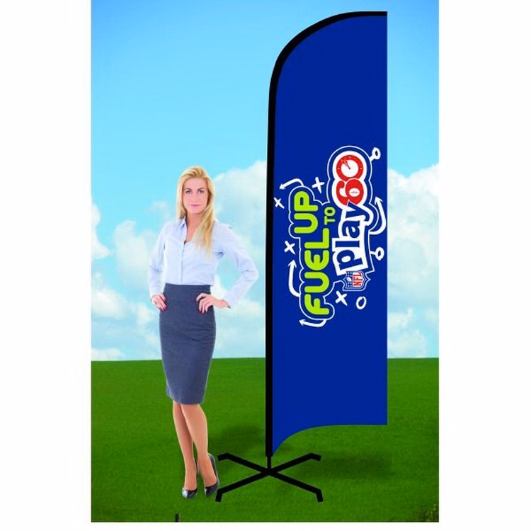 8ft Customized Flag with X Stand-Double