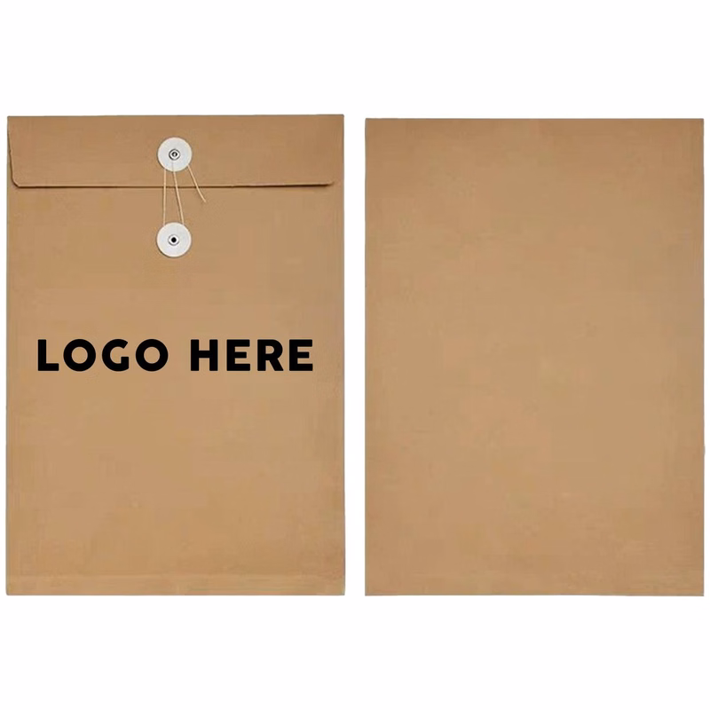 13.4??9.4 Inch Brown Kraft Paper Storage Envelopes