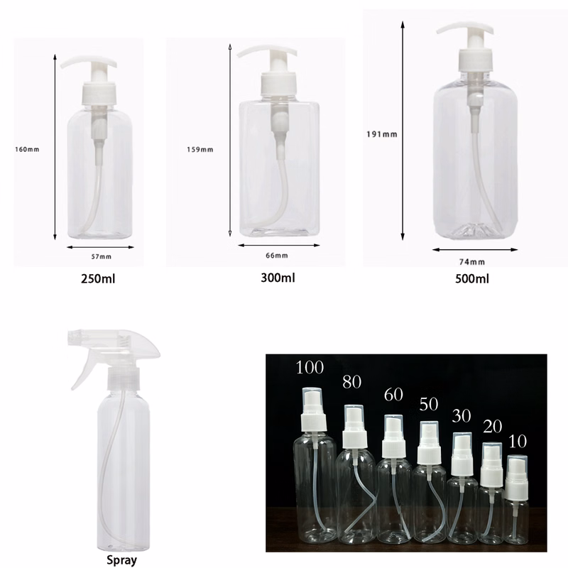 8 OZ Hand Sanitizer Bottle with pumb(250 ML)