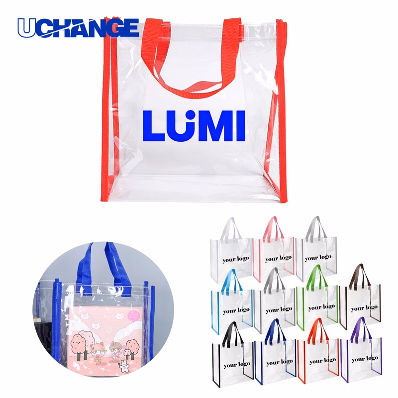 Lightweight Clear Open Tote Bag Organizer