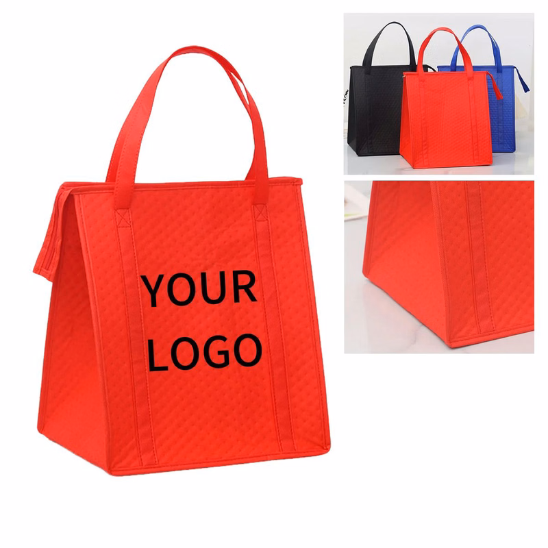 Large Thermal Non Woven Tote With Carry Handles