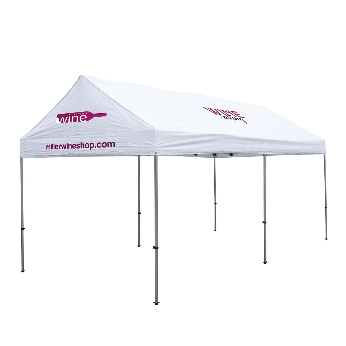 10' x 20' Premium Gable Tent Kit (Full-Color Imprint, 3 Locations) 1