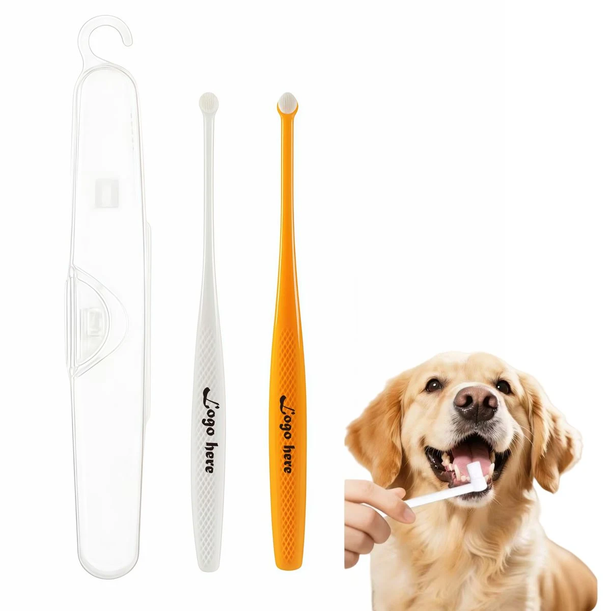 Pet Oral Care Soft Bristle Toothbrush 1