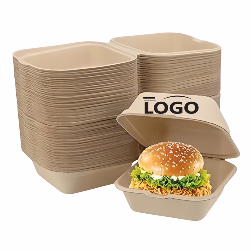 Disposable Pulp Cake Burger Box