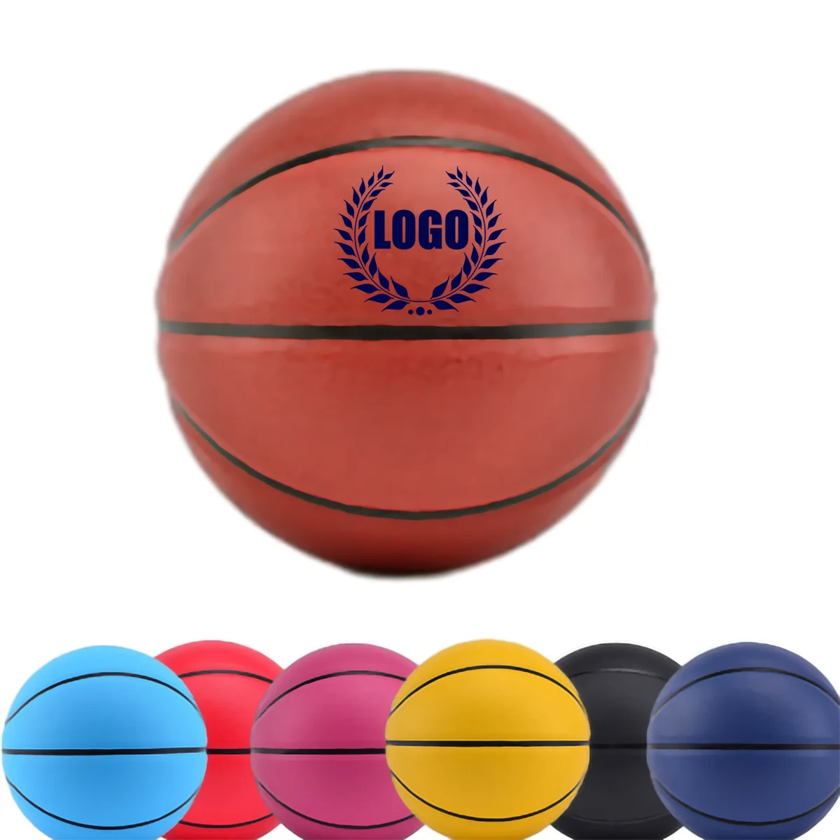 9.7" Dia Basketball Outdoor Indoor Rubber 1