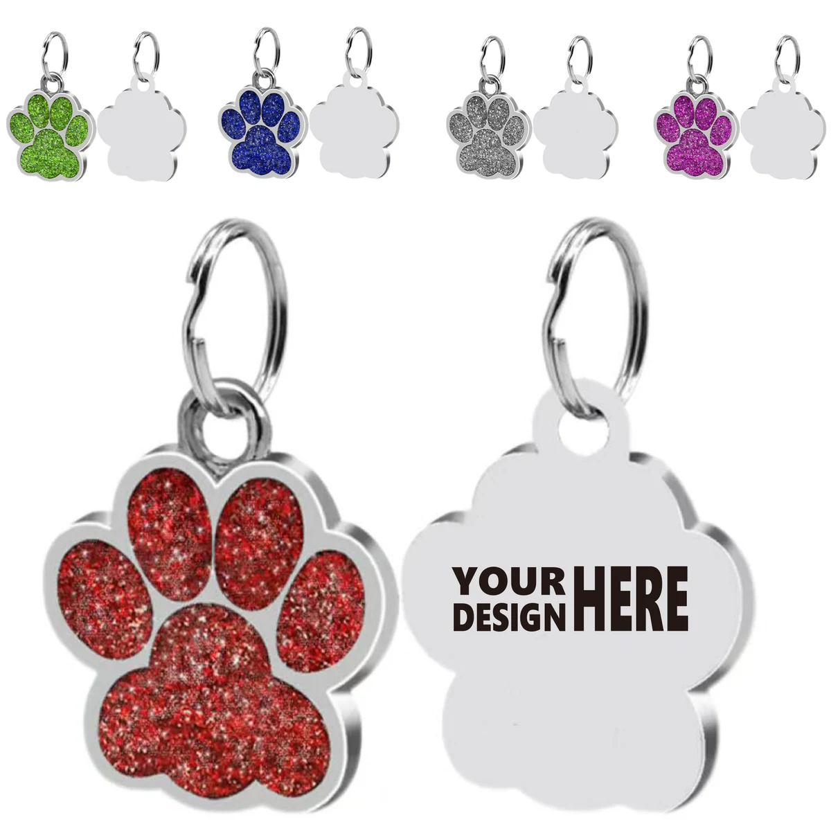 Mirrored Dog Paw Trim 1