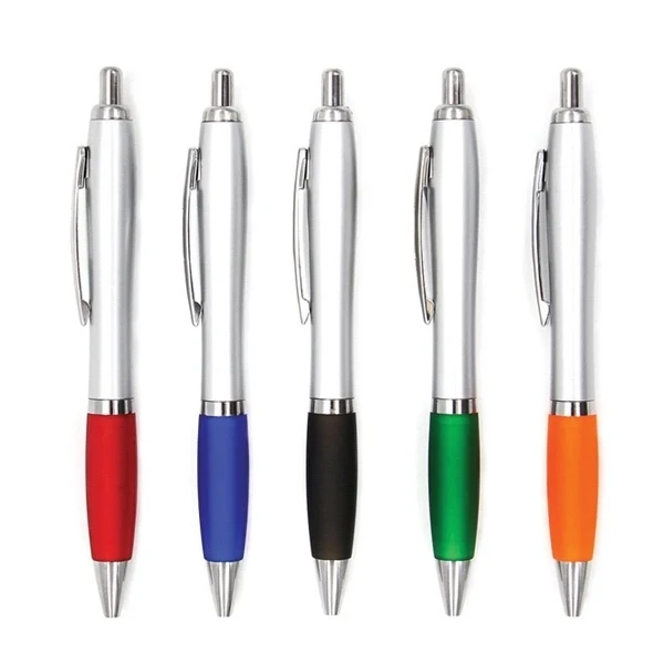 Plastic Grip Click Ballpoint Pen 1