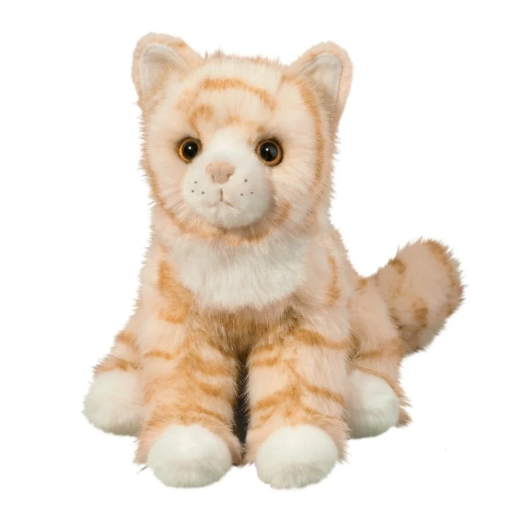 Adele Orange Stripe Cat Stuffed Animal 1