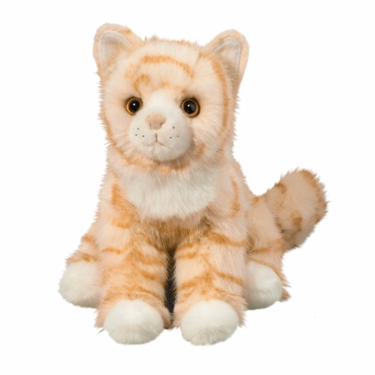 Adele Orange Stripe Cat Stuffed Animal