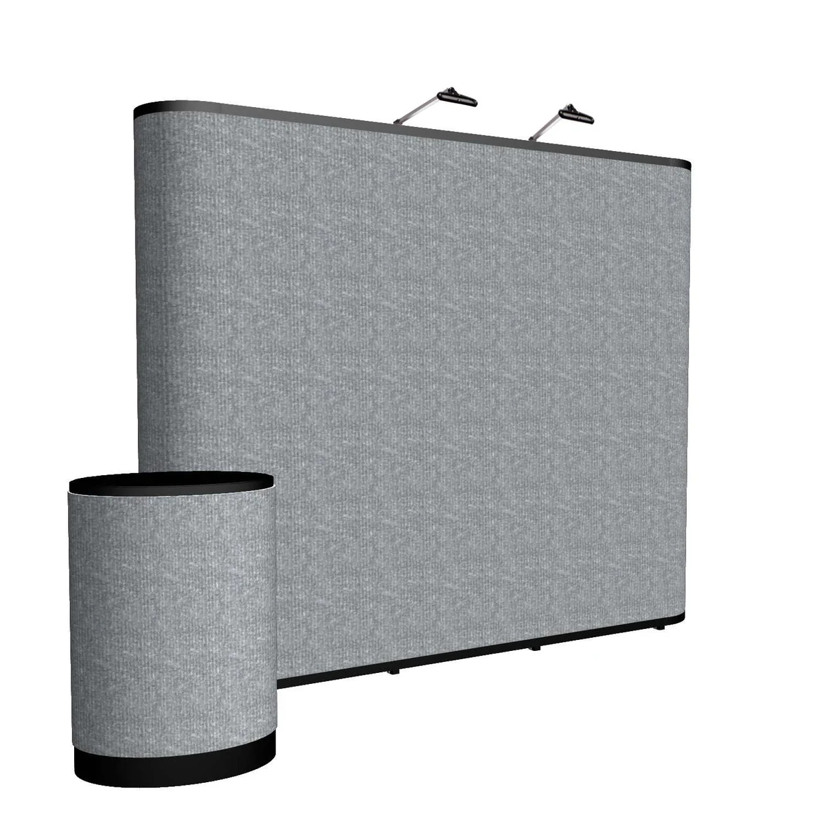 10' Straight Show 'N Rise Floor Display Kit (Fabric) 1