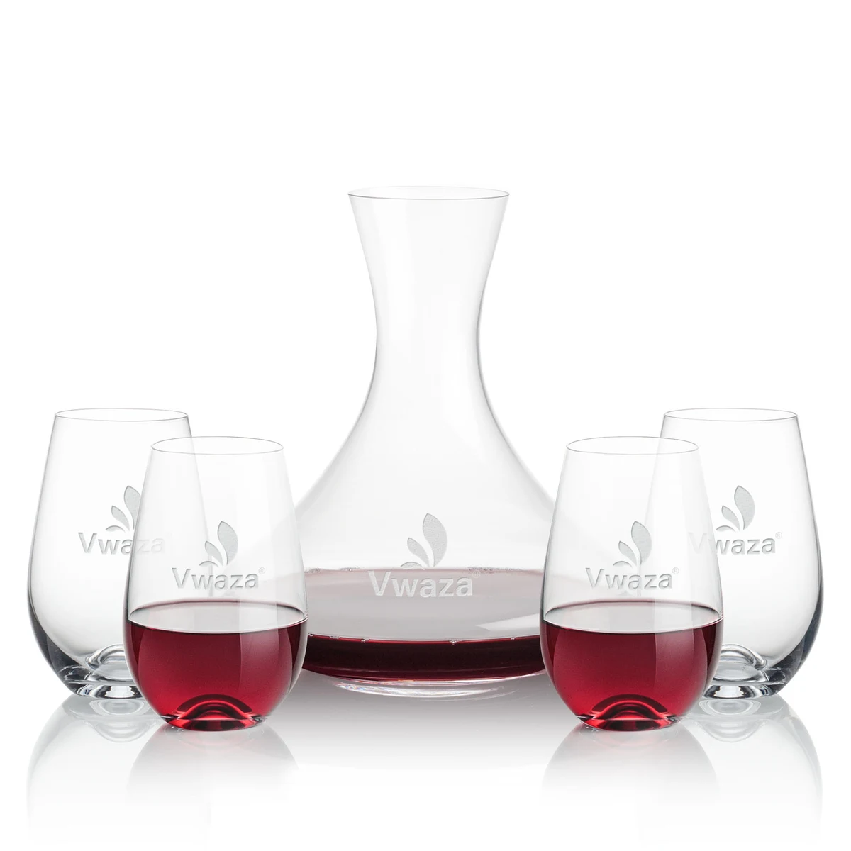 Senderwood Carafe & Boston Stemless Wine 1