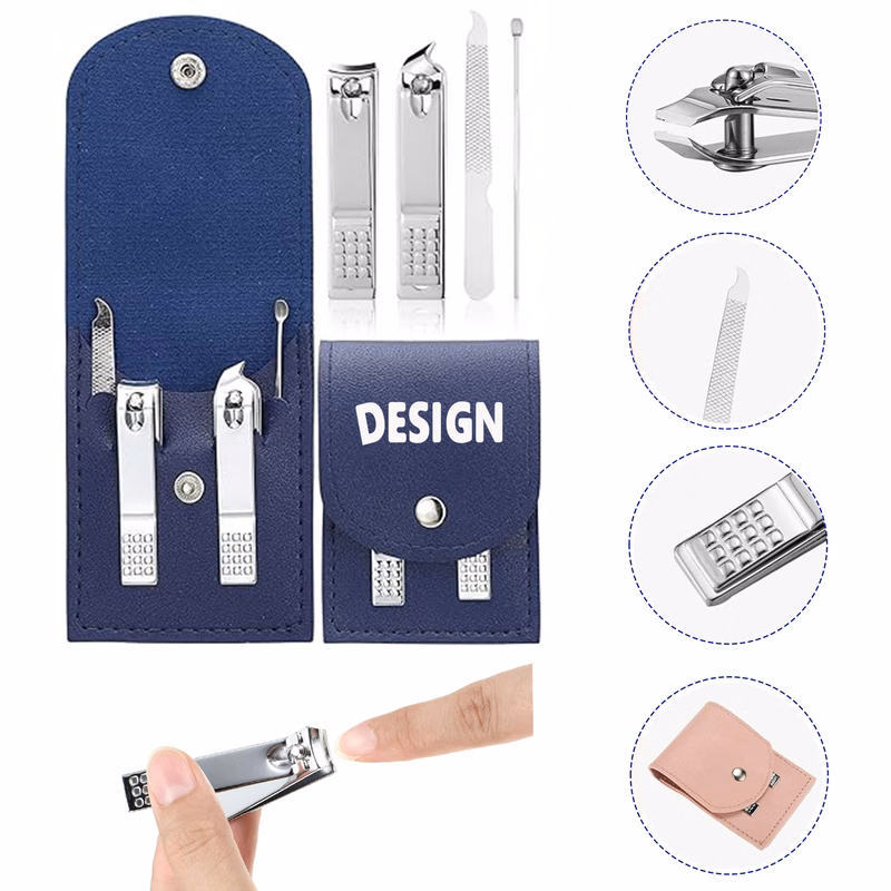 MOQ50 Portable Stainless Steel Professional Nail Care Kit