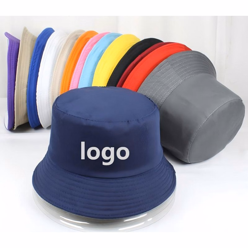 100% Cotton Reversible Bucket Hat/Single Embroidery