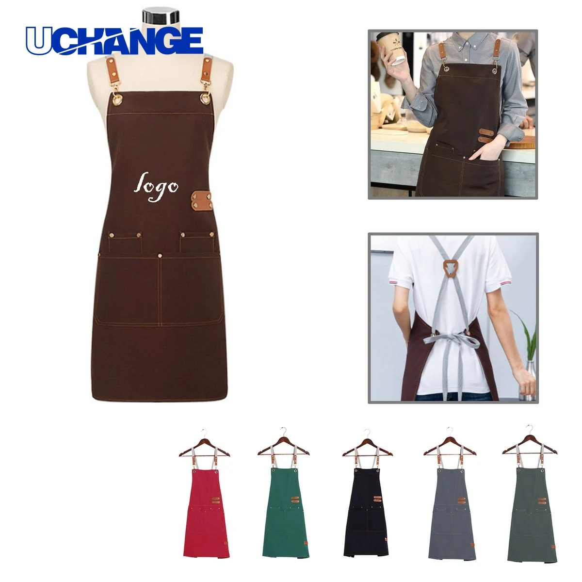 Waterproof Oil-Resistant Canvas Apron 1