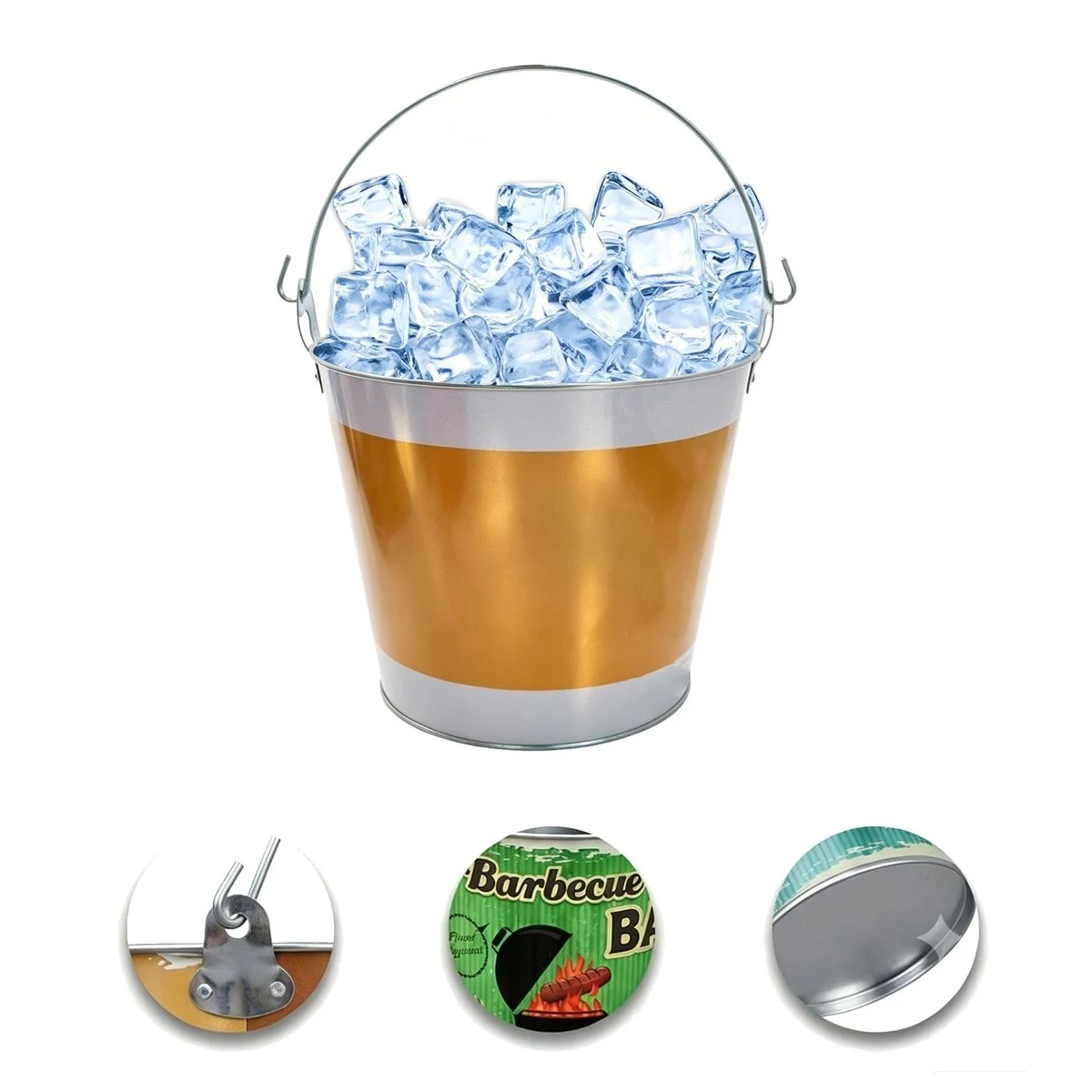 Galvanized Steel Beverage Bucket 1