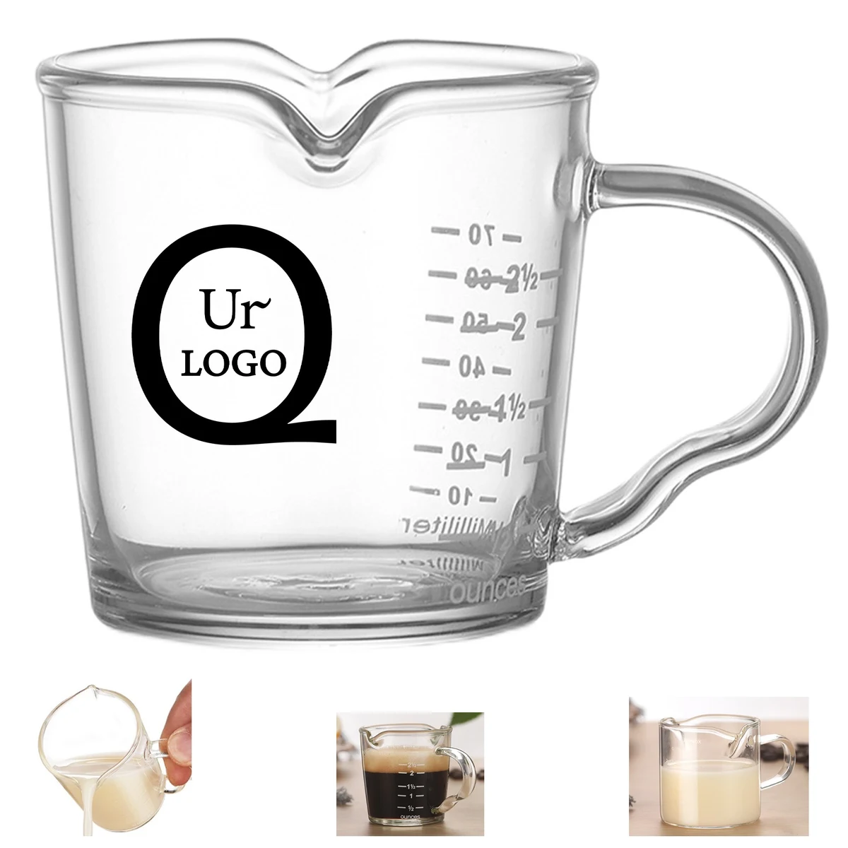 70Ml Transparent Milk Measuring Cup 1