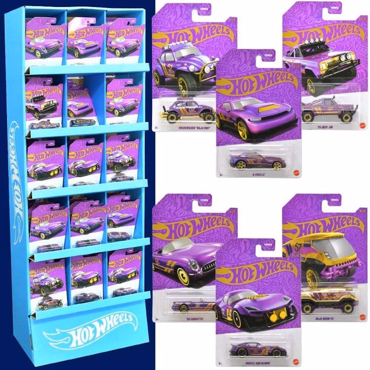 Hot Wheels Two-Toned Die Cast Car 1:64 Scale - Assorted