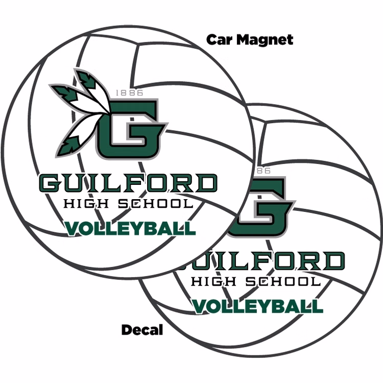 Custom 5 Inch Circle 35 mil Car Magnet & Decal Combo