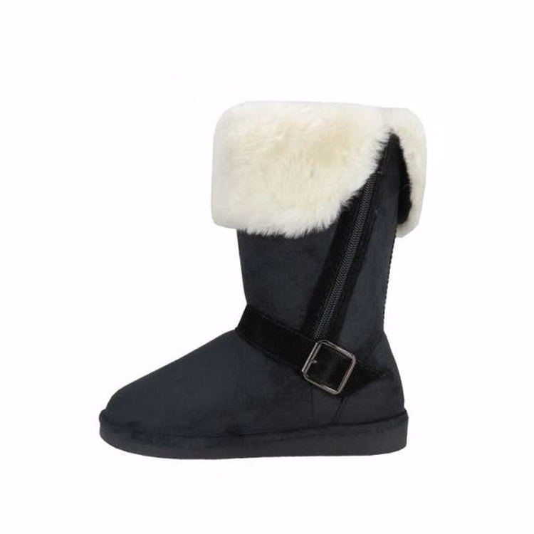 Women's Winter Boots - Black Faux Fur Lining Sizes 6-11
