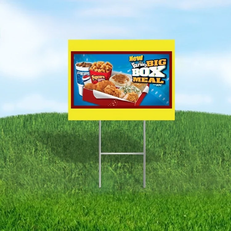 Campaign Coroplast Signs - 24 x 46 - 1-Sided 1
