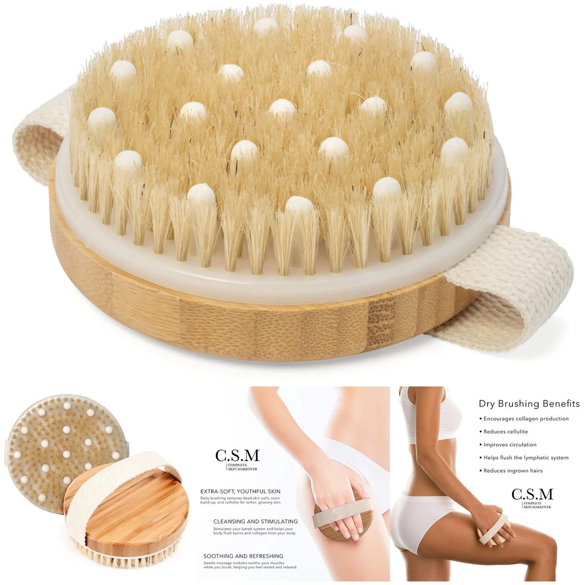 Dry Body Brush for Beautiful Skin 1