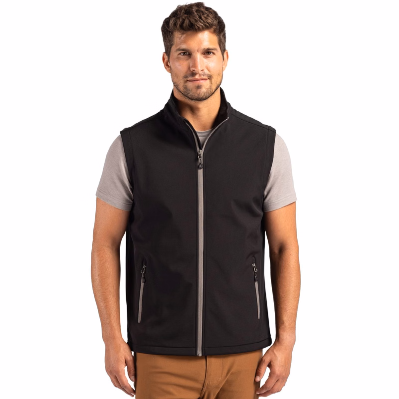 Clique Tempo Recycled Stretch Softshell Mens Full Zip Vest