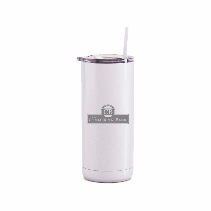 16 Oz. Maars Glitter Moonrock Stainless Steel Tumbler