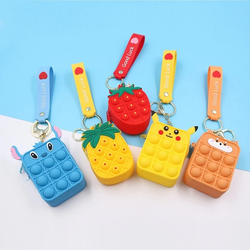 Mini Coin Purse Push Bubbles Fidget Toys 1