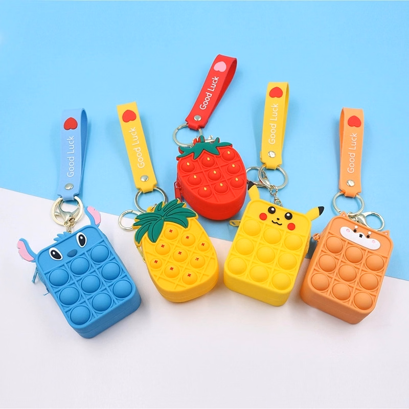 Mini Coin Purse Push Bubbles Fidget Toys