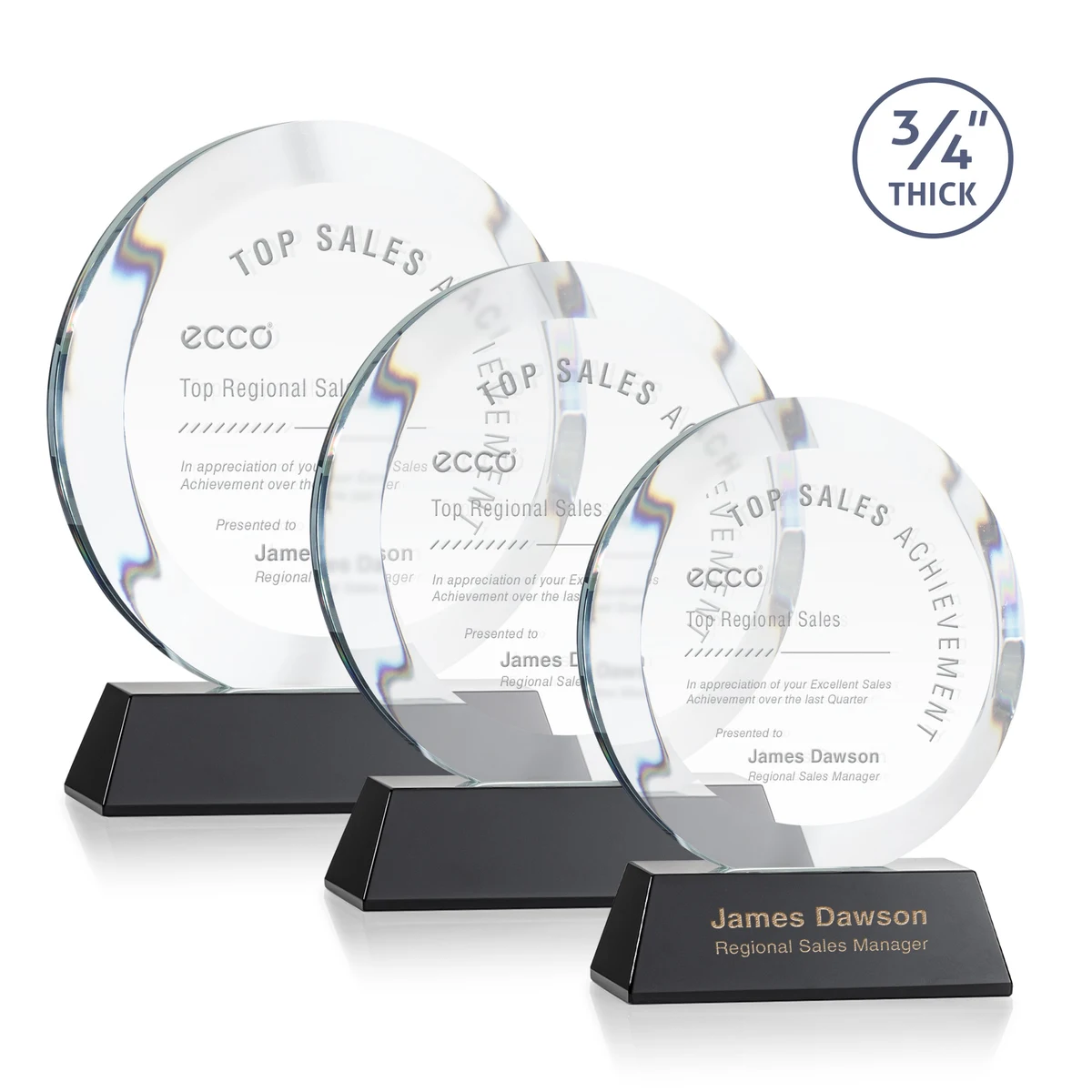 Gibralter Award on Newhaven Base - Black 1