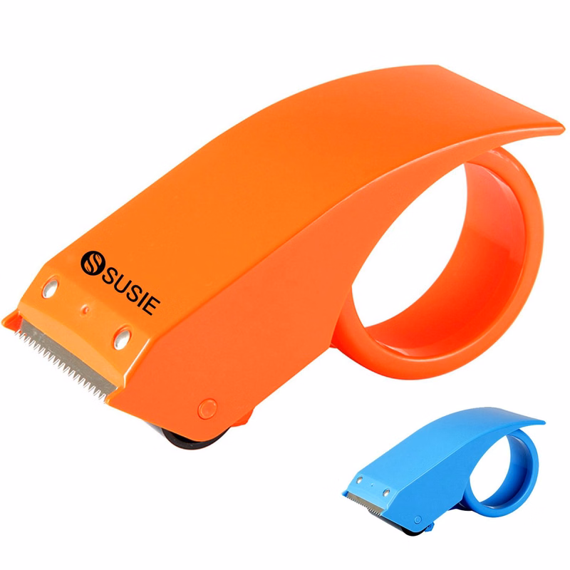 48mm Plastic Portable Tape Dispenser Sealing Tool w/ Cutter
