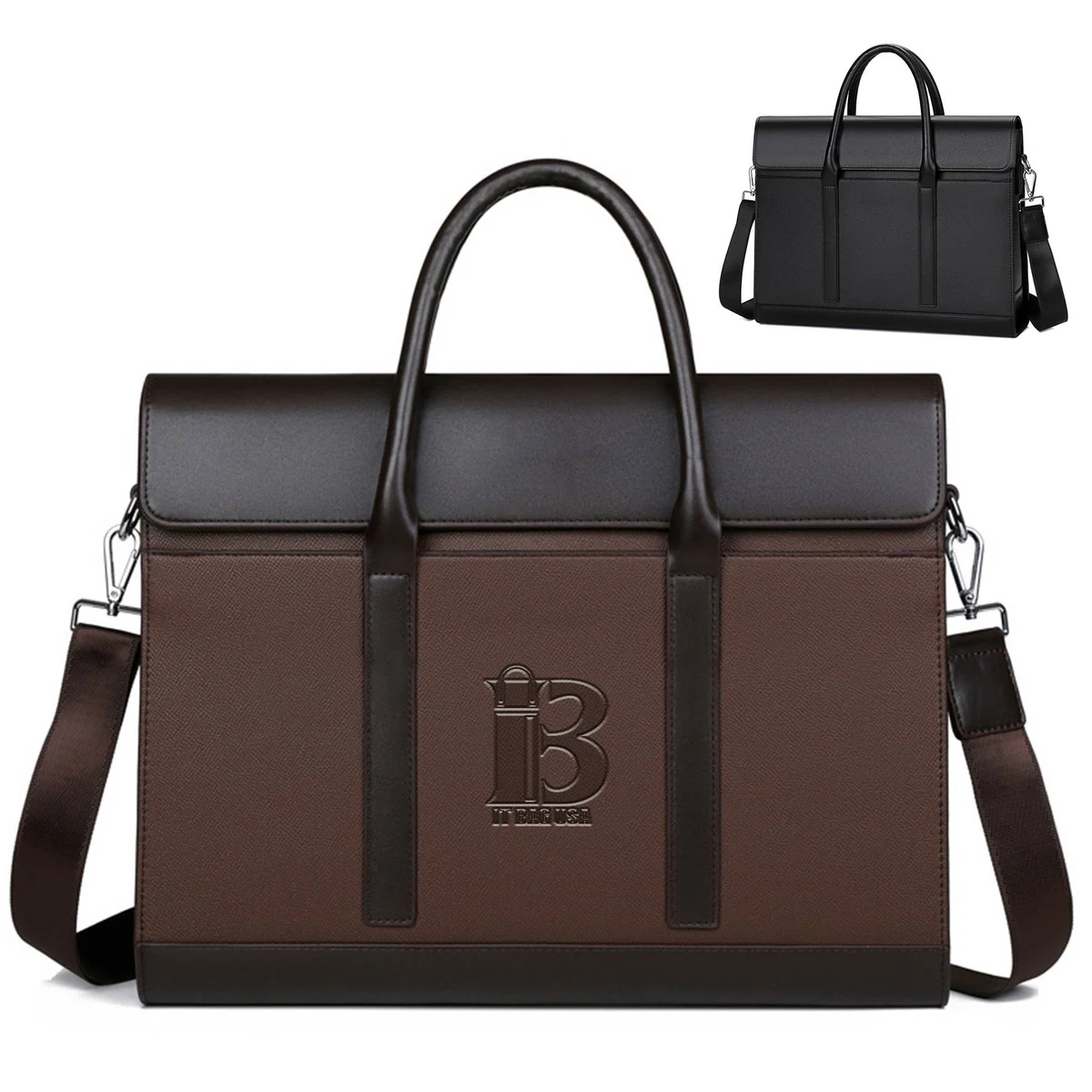 Pu commercial high-capacity messager cross-body bag 1