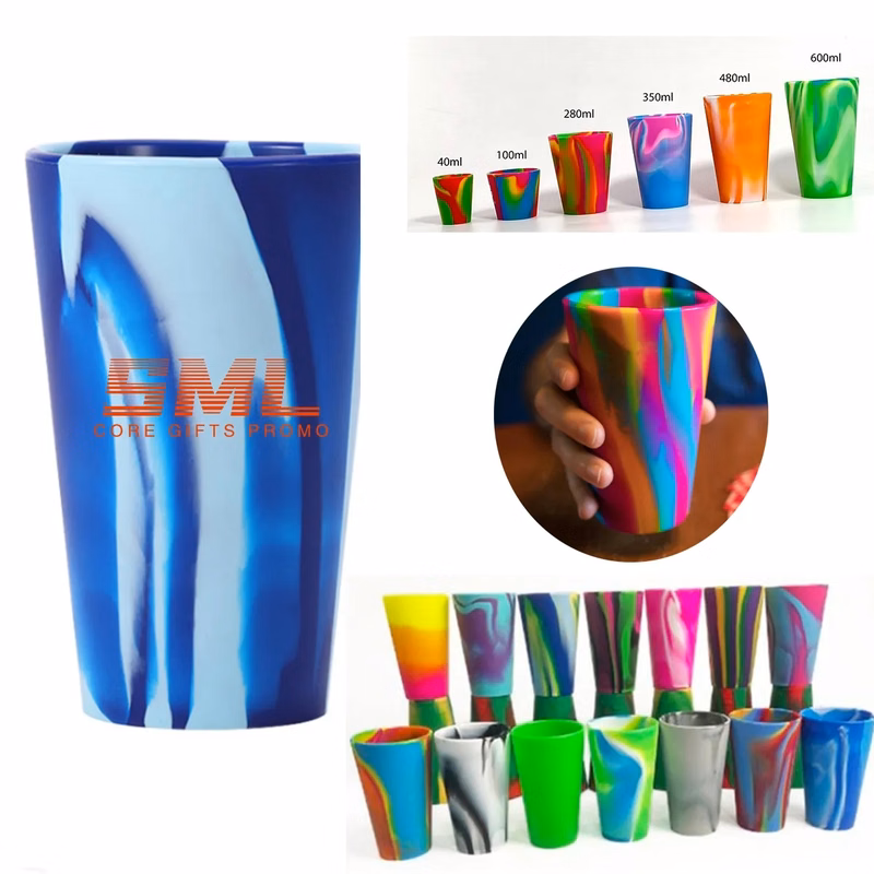 16 oz Unbreakable Silicone Wine Shatterproof Drinking Glasse