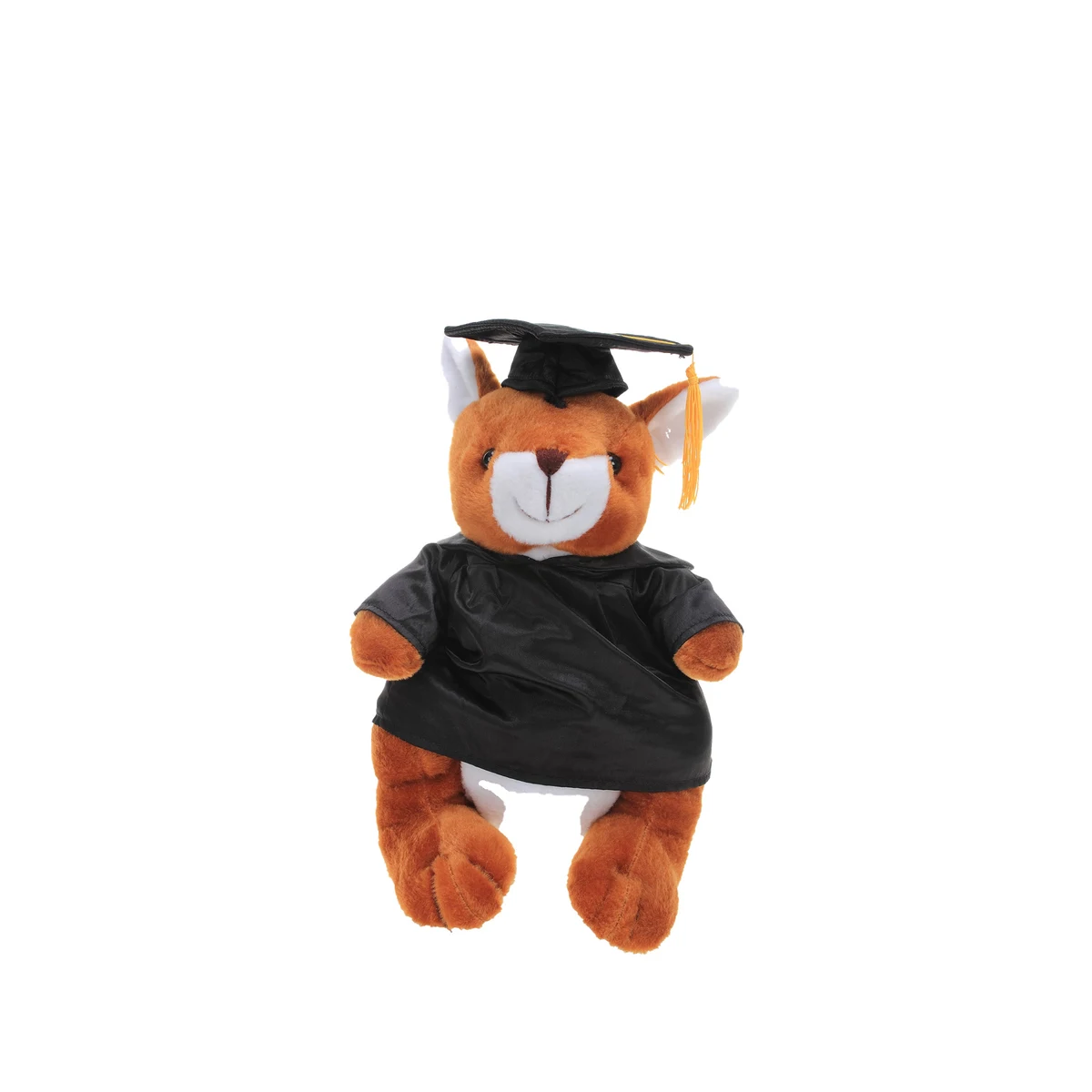 Soft Plush Kangaroo with Graduation Cap and Gown 1