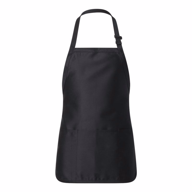 Q-Tees Full-Length Apron With Pouch Pocket - Q4250