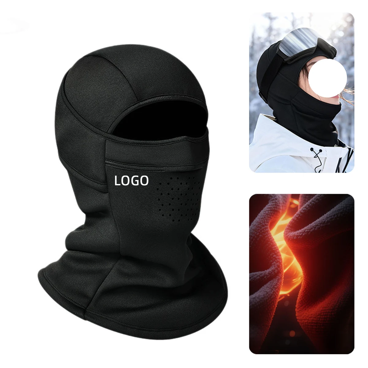 Winter Balaclava Ski Mask With Fleece Lining 1