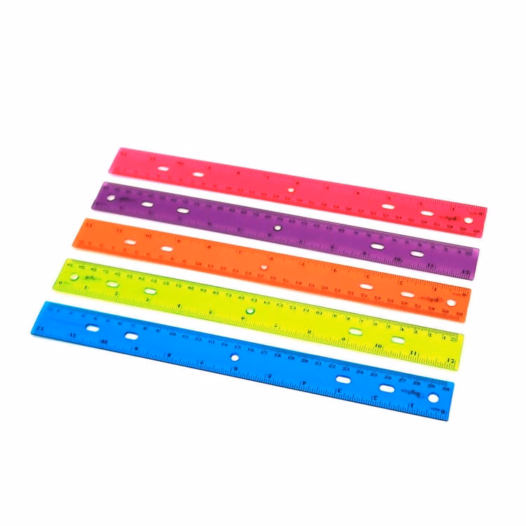BigBox Rulers Assorted 12"