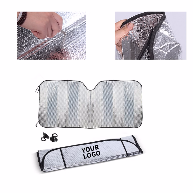 Thick Five Layer Reflective Car Windshield Sunshade 57.1" x 27.4"