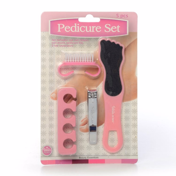 Pedicure Kits - Pink 5 Piece