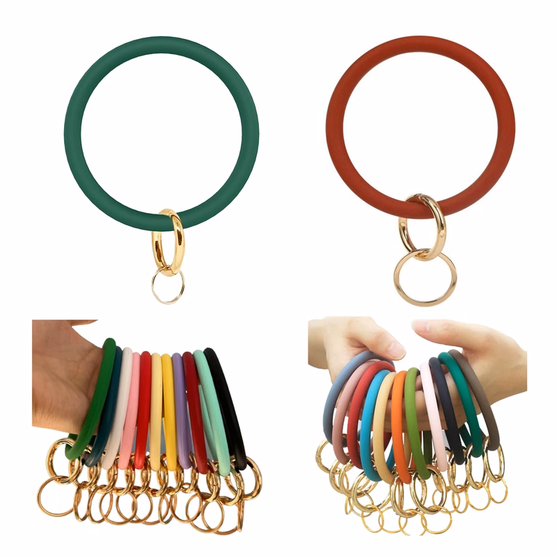 Silicone Bangle Keyrings